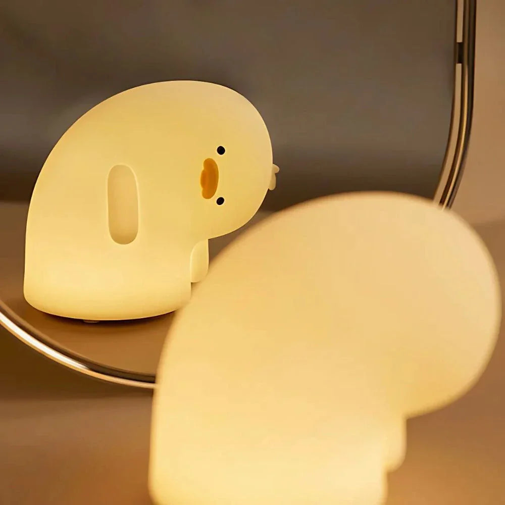 Touch Control Character Table Lamp Rechargeable Bedside Light
