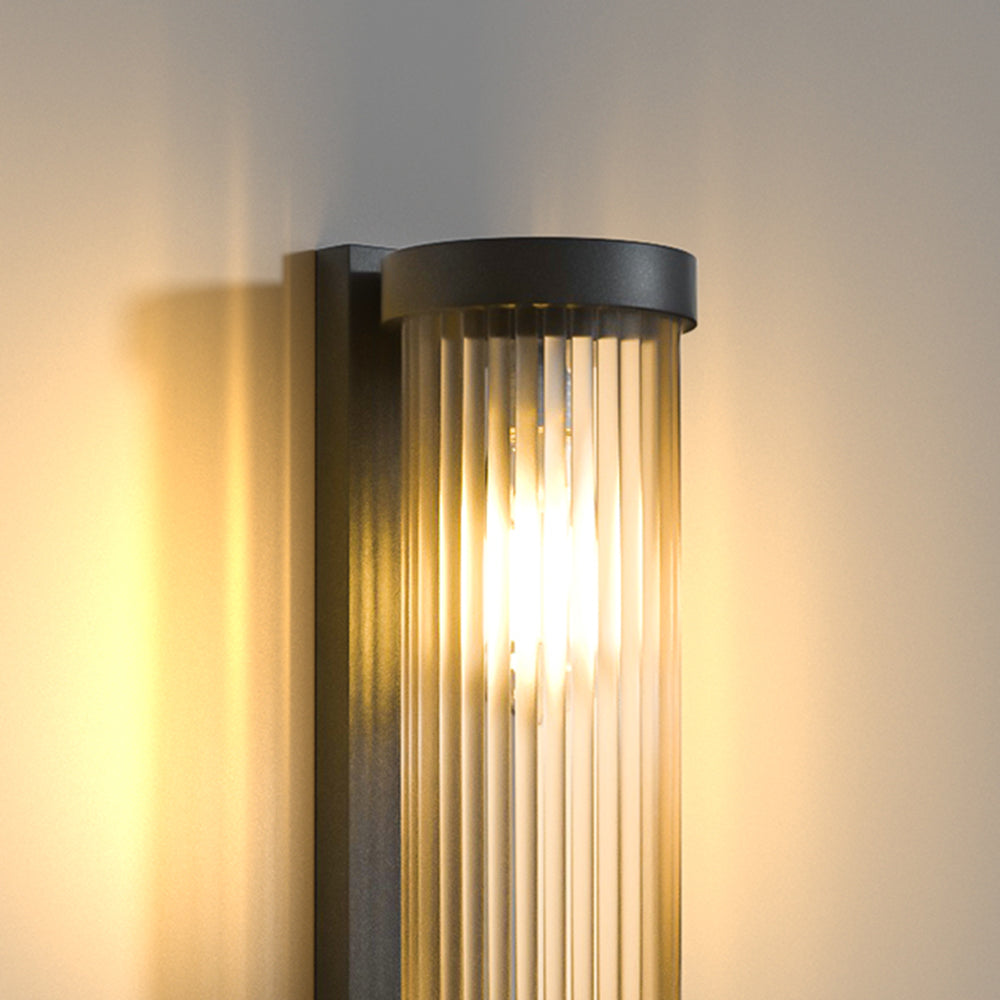 Außen-Solar-Wandlampe Auf- und Abstrahlend LED Gartenleuchte IP65