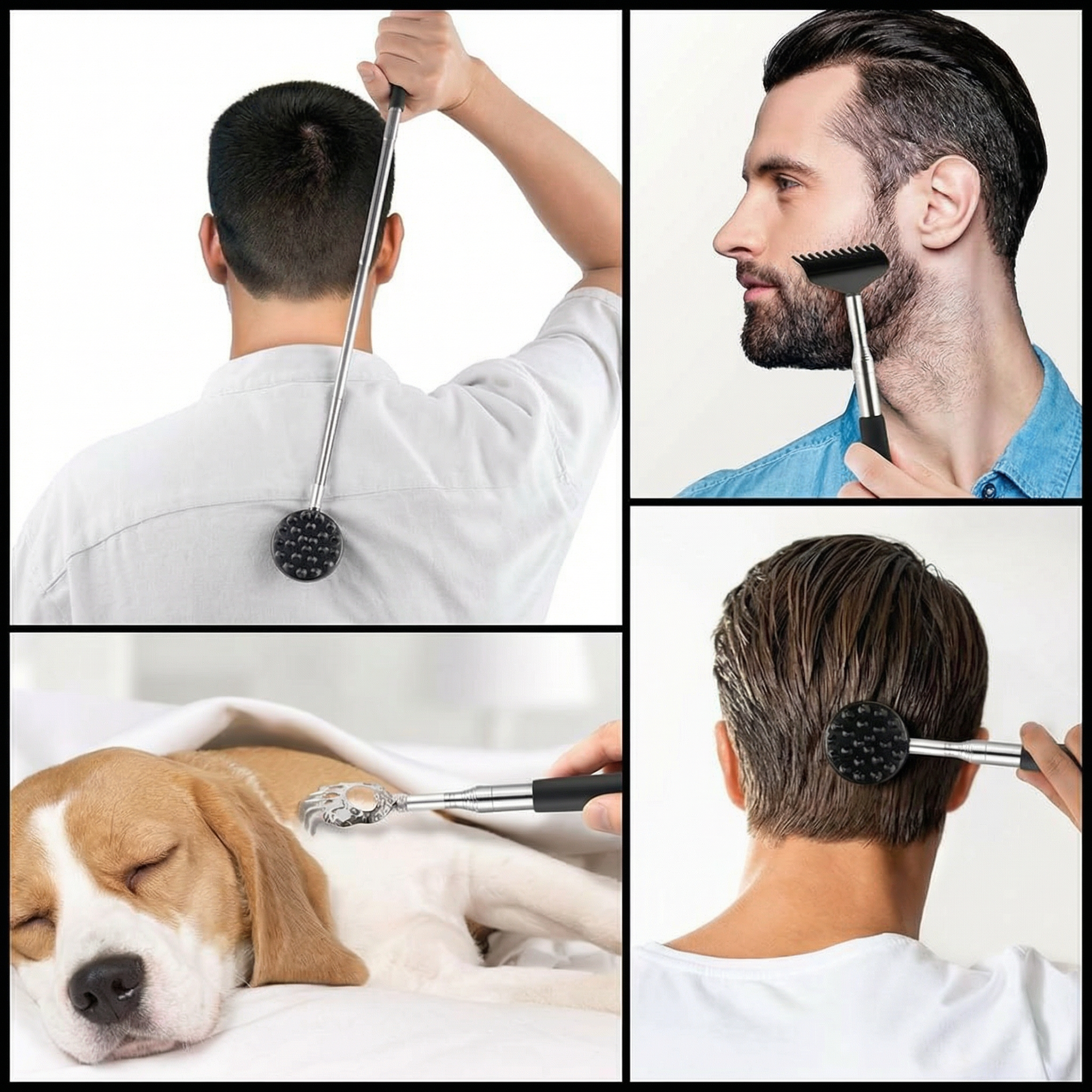 Adjustable Back Scratcher Tool with Extendable Handle