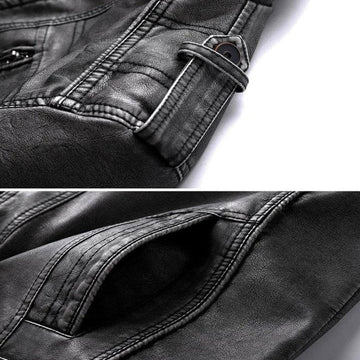 Men’s Biker Classic Jacket | Zip Long Sleeve