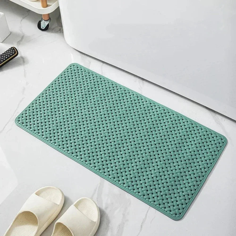 Bathroom Shower Mat Non-Slip Bath Mat with Strong Suction Cups