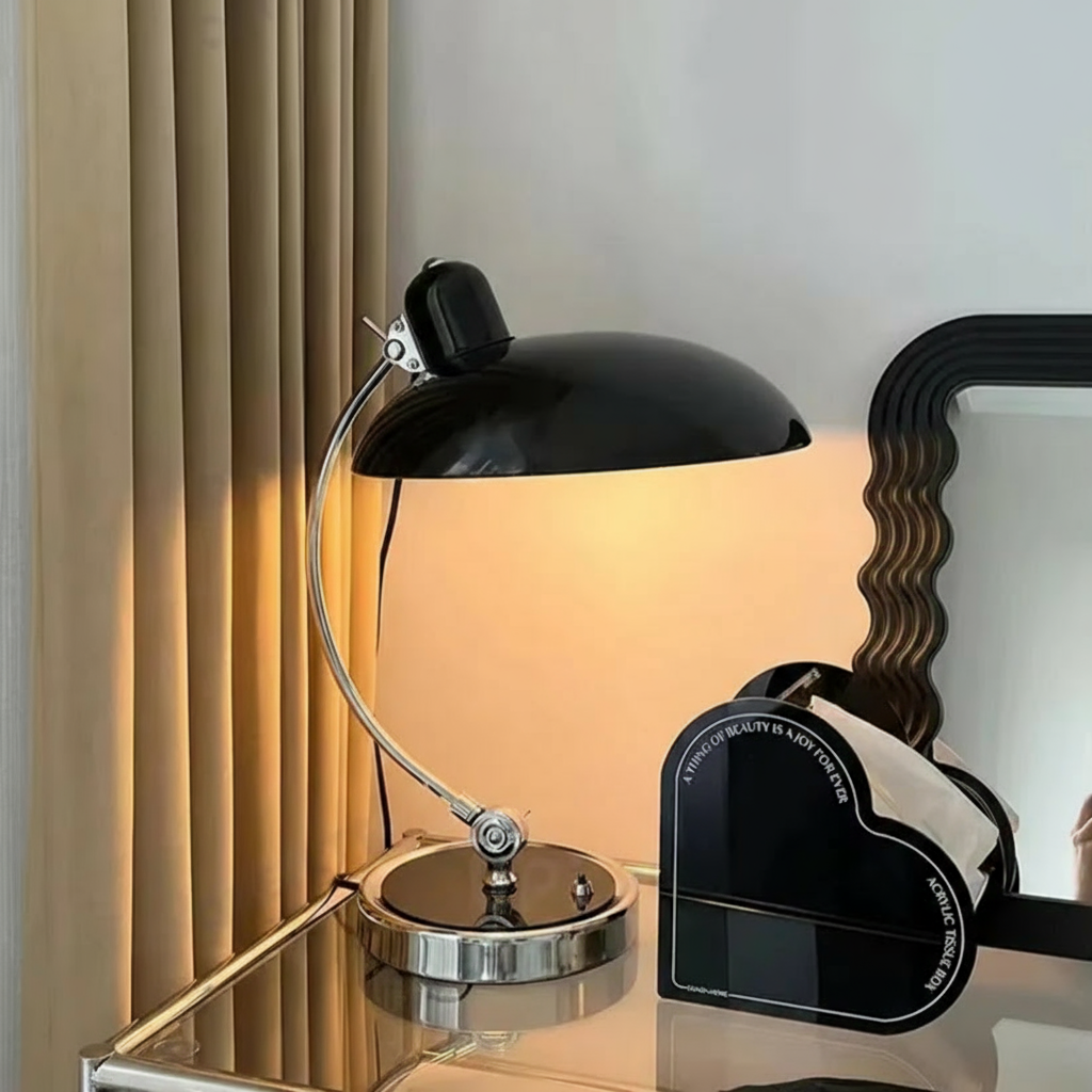 Bauhaus Style Scandinavian Arc Table Lamp Desk Light