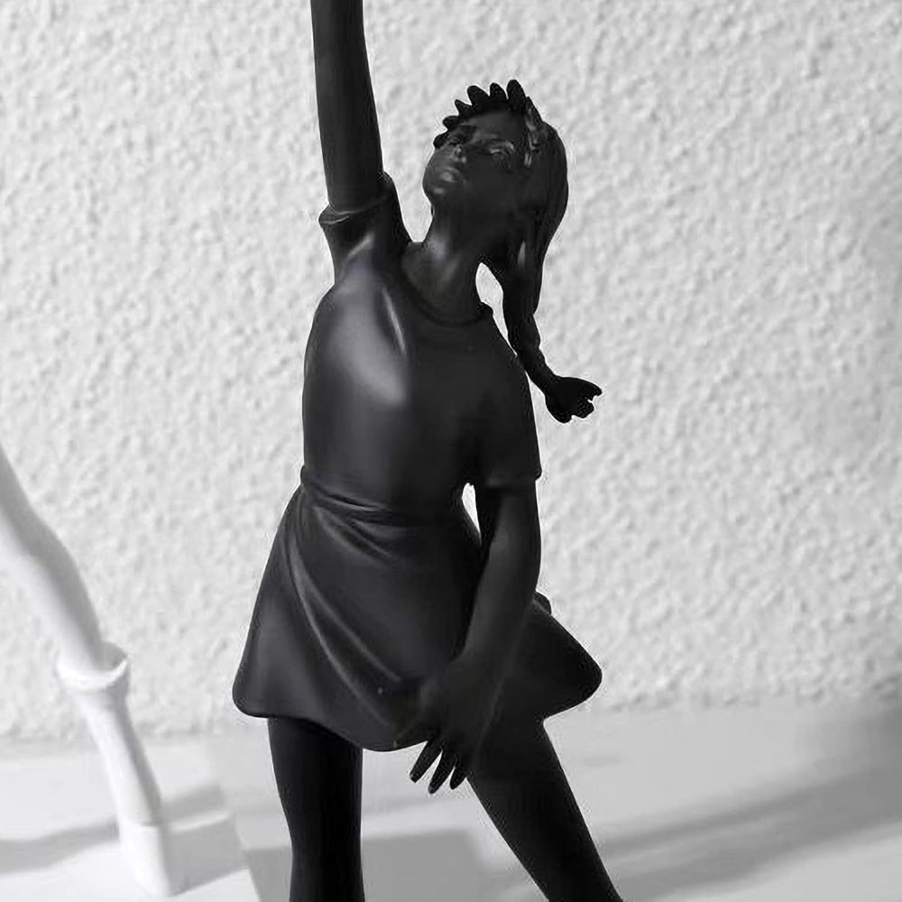Girl With Balloon Decorative Sculpture for Home Décor