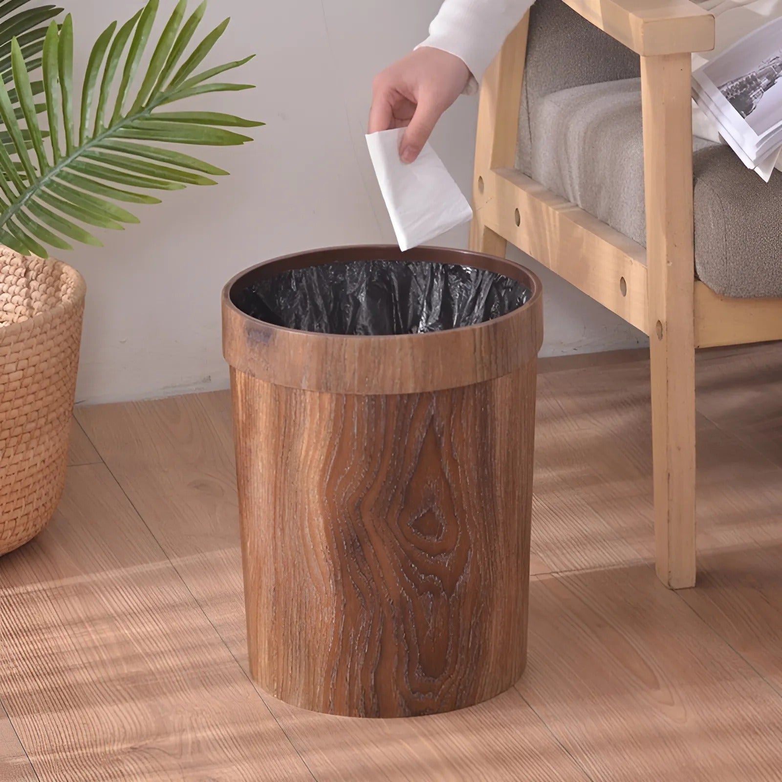 Minimalistischer Abfalleimer Kompaktes Modernes Design für Zuhause & Büro