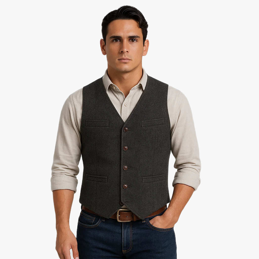 Stylish Warm Sleeveless Gilet for Men