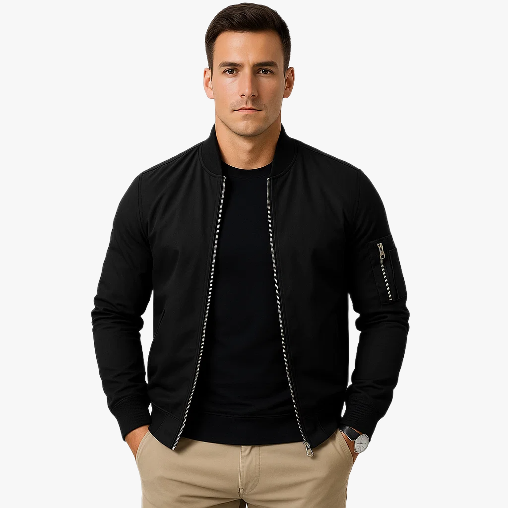Stylish Casual Men's Bomber Jacket