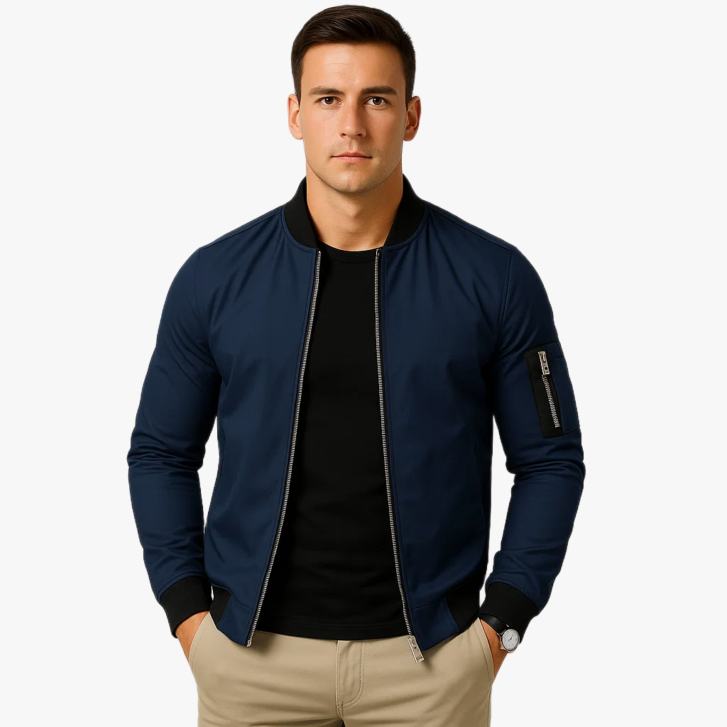 Stylish Casual Men's Bomber Jacket
