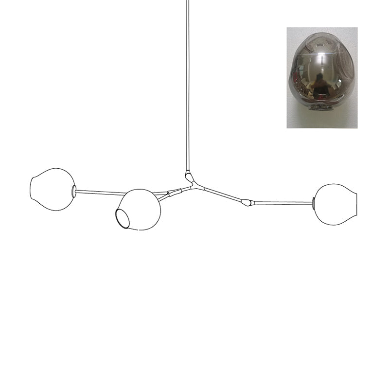 Orvani Globe Linear Chandelier