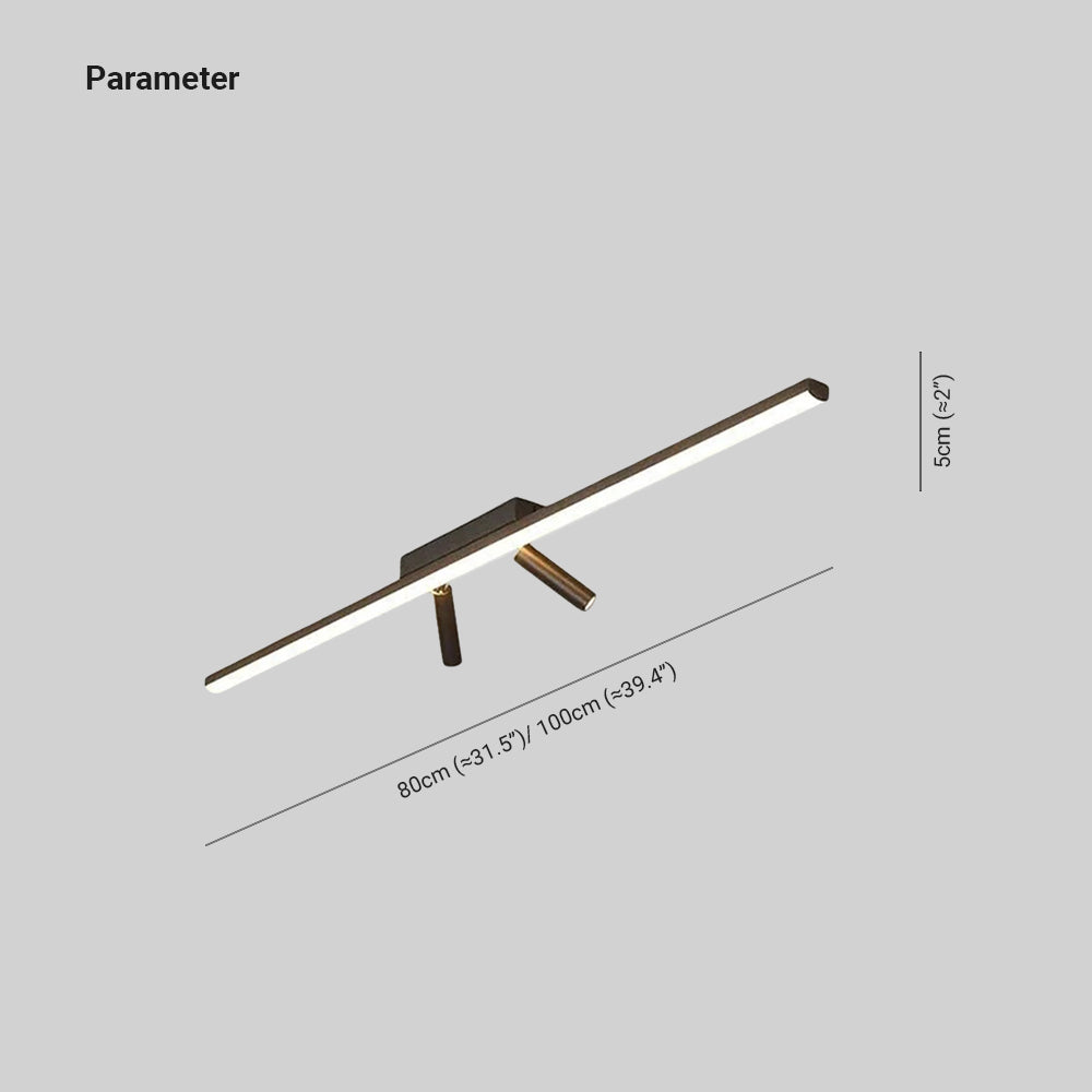 Lineares LED-Strahler-Deckenlicht für Wohnzimmer und Schlafzimmer