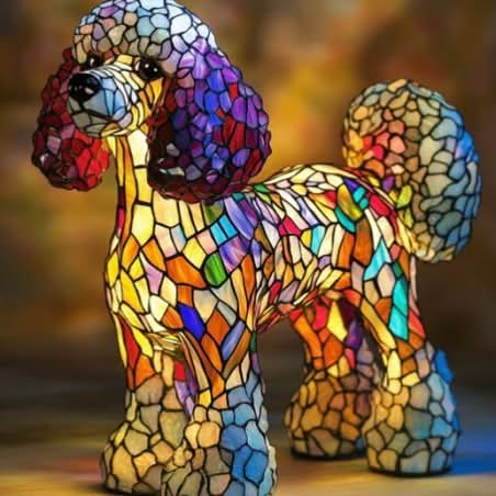 Decorative Dog LED Night Light with USB Power