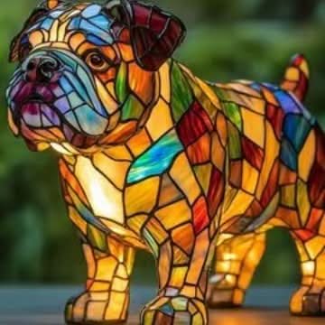 Decorative Dog LED Night Light with USB Power