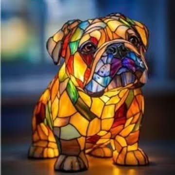 Decorative Dog LED Night Light with USB Power