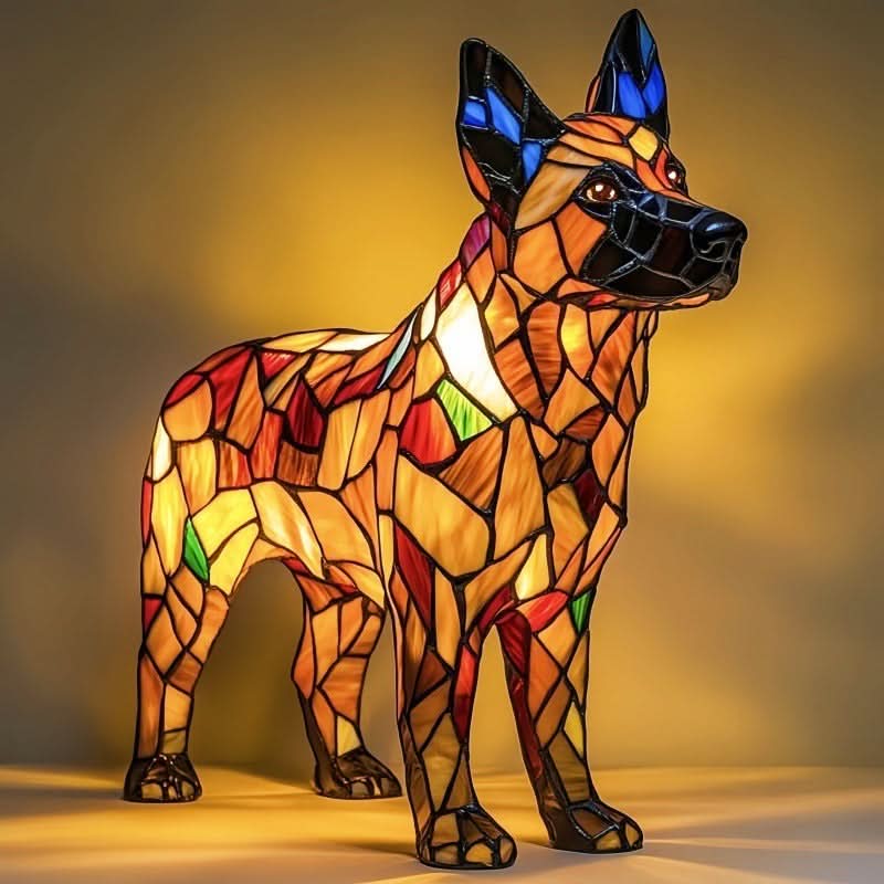 Decorative Dog LED Night Light with USB Power