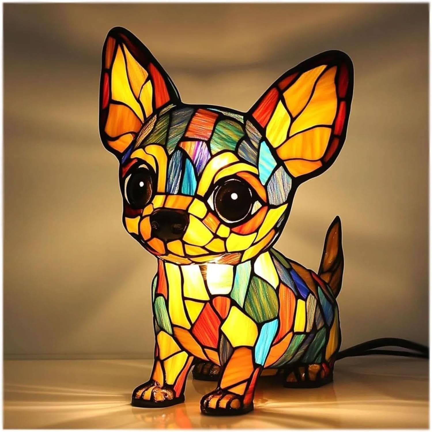Decorative Dog LED Night Light with USB Power
