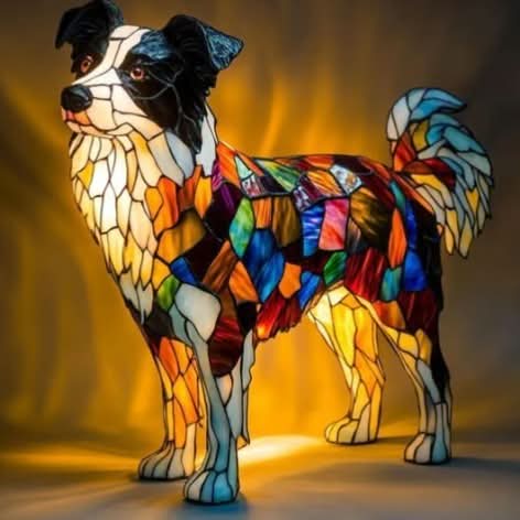 Decorative Dog LED Night Light with USB Power