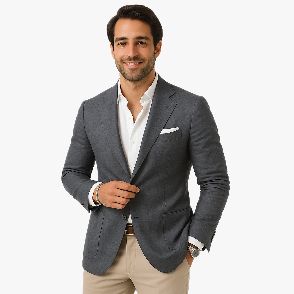 Elegant Men's Formal Suit Set for Occasions