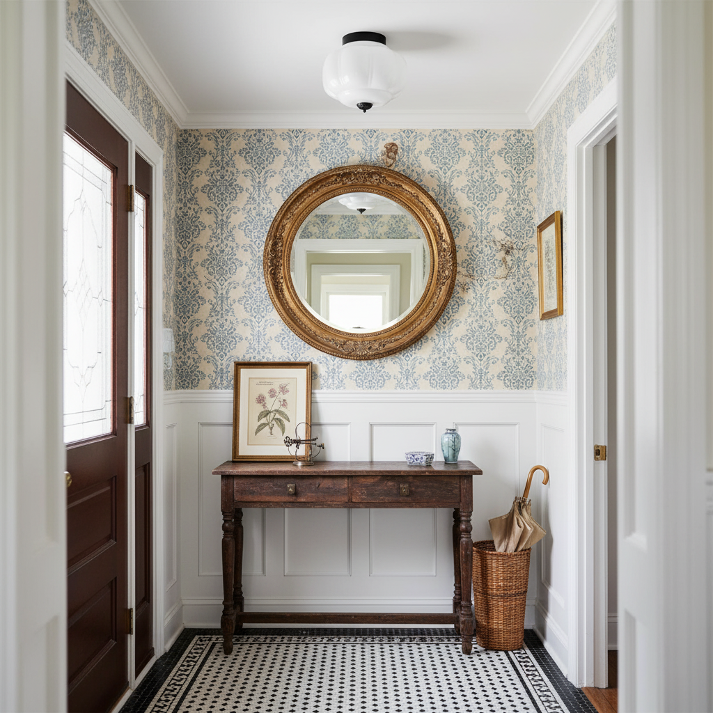 Deckenleuchte im Vintage-Stil mit Jade-Schimmer, Aufbaumontage