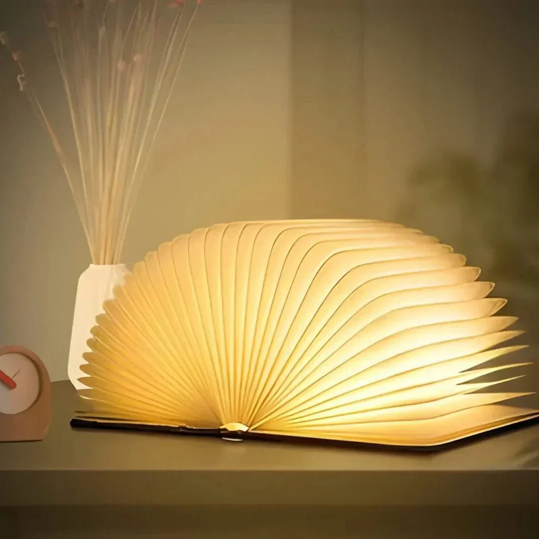 Decorative Book-Shaped LED Table Lamp with Touch Control