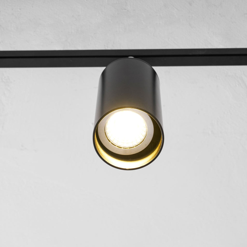 Adjustable Spotlight Ceiling Light Bar in Gold Accent Design