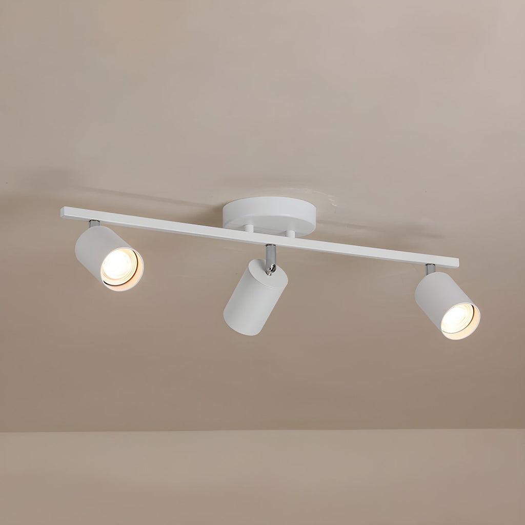 Adjustable Spotlight Ceiling Light Bar in Gold Accent Design