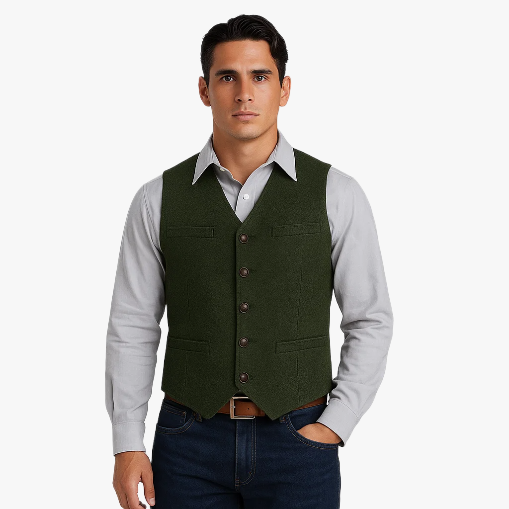 Stylish Warm Sleeveless Gilet for Men