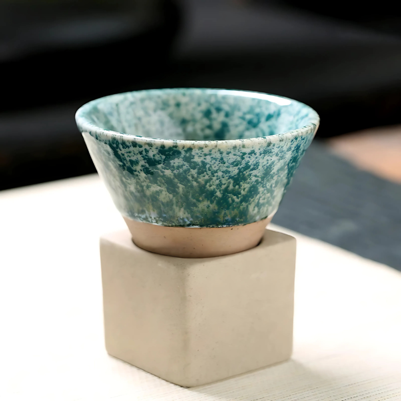 Traditionelles japanisches Kaffeetassen-Set 100ml Kleine Becher Duo