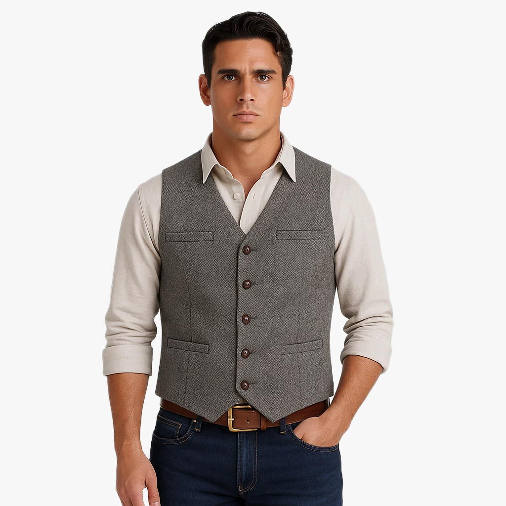 Stylish Warm Sleeveless Gilet for Men