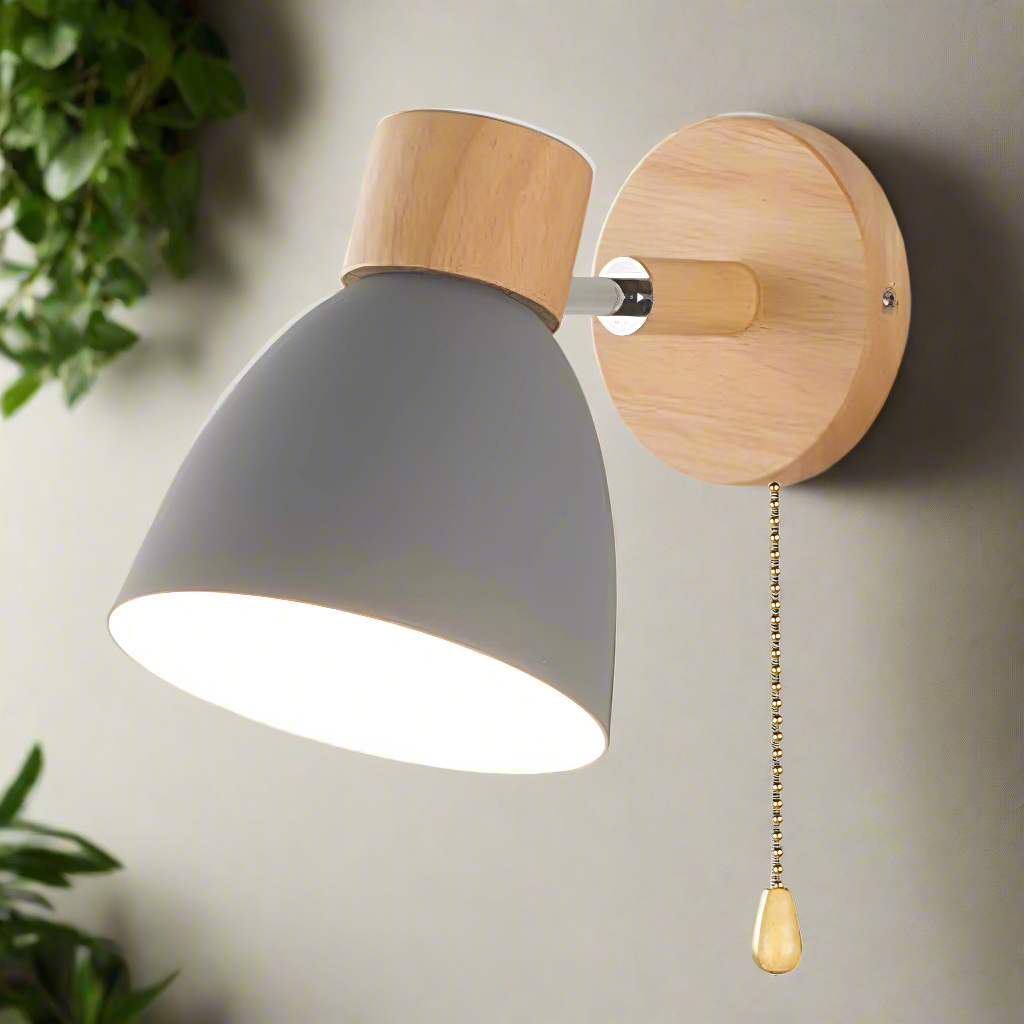 Innenwandleuchte mit Zugschalter Minimalistische Stimmungsbeleuchtung