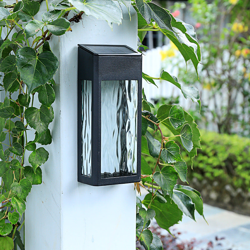 Garden Wall Lamp Solar LED with Dusk Sensor