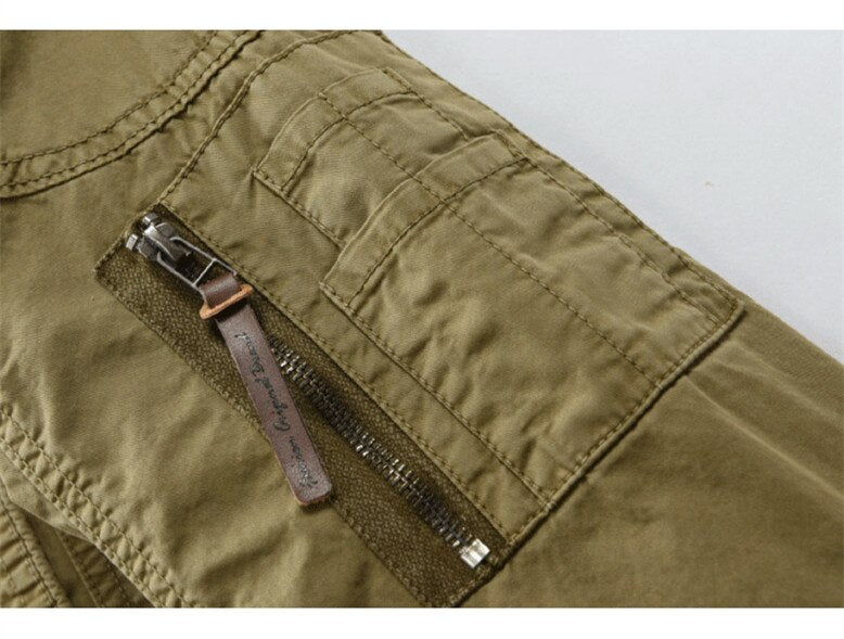 Mens Hooded Long Parka Coat | Multi Pocket