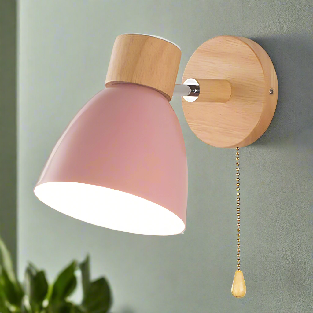 Innenwandleuchte mit Zugschalter Minimalistische Stimmungsbeleuchtung