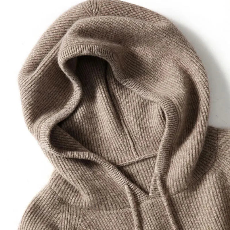 Womens Knit Hoodie | Relaxed Everyday Style