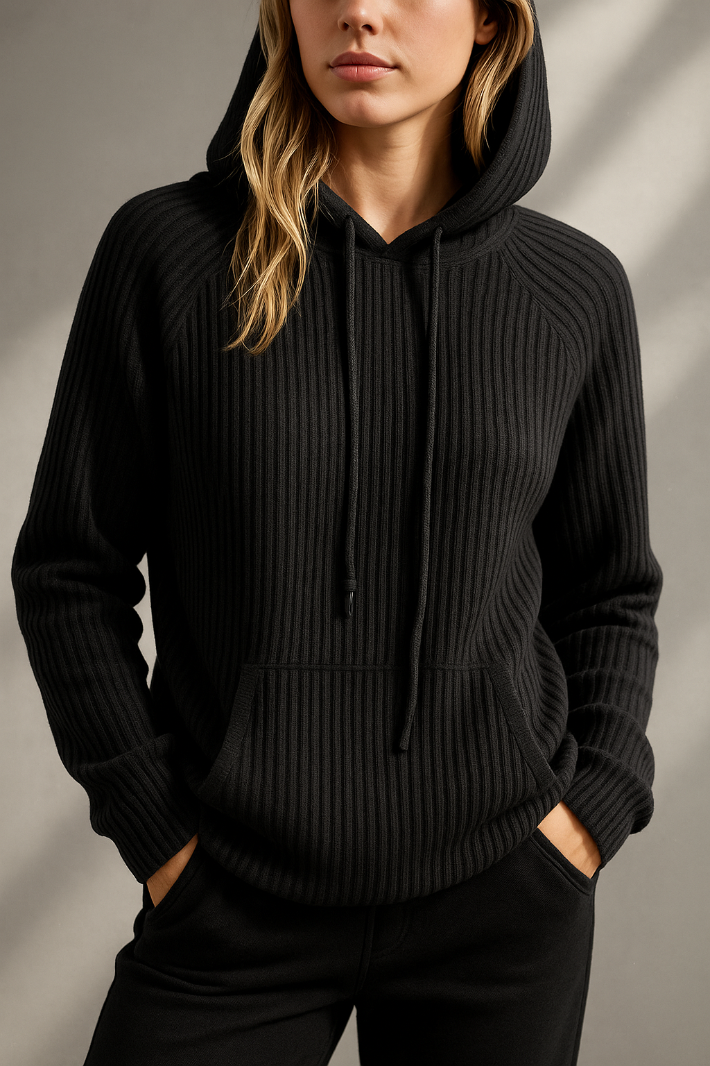 Womens Knit Hoodie | Relaxed Everyday Style