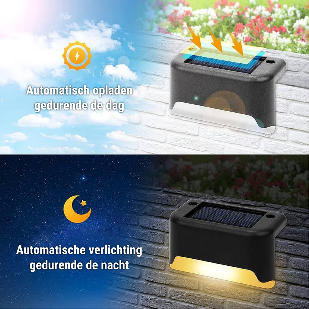 Automatic Solar Outdoor Light for Fence, Wall or Pathway