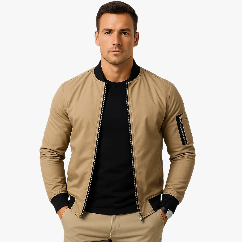 Stylish Casual Men's Bomber Jacket