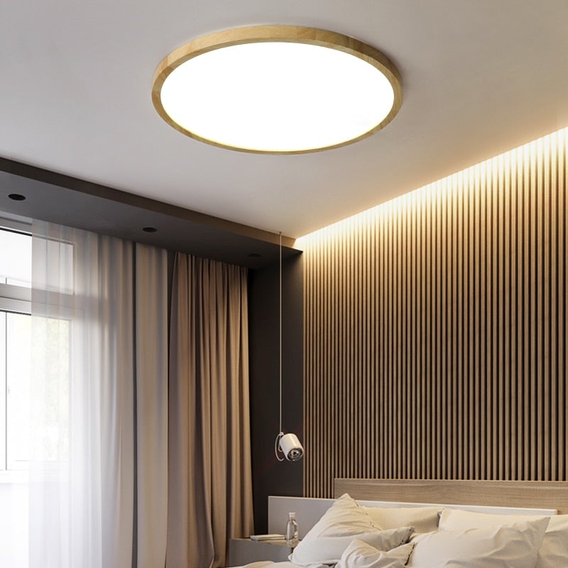 Minimalistische LED-Deckenleuchte Dreifarbige Dimmbar Raumbeleuchtung