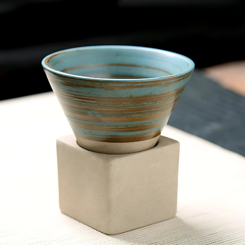 Traditionelles japanisches Kaffeetassen-Set 100ml Kleine Becher Duo