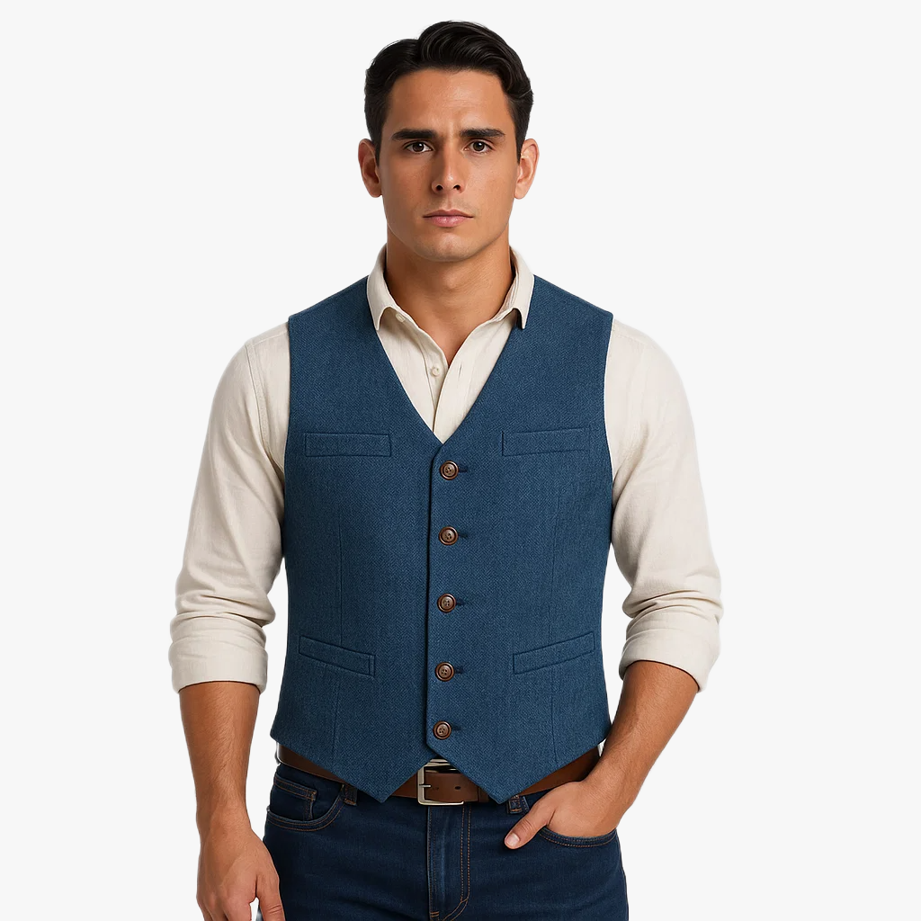 Stylish Warm Sleeveless Gilet for Men