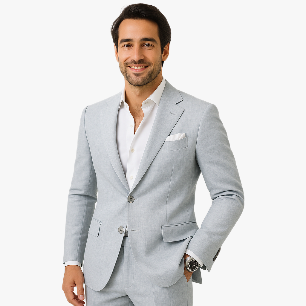 Elegant Men's Formal Suit Set for Occasions