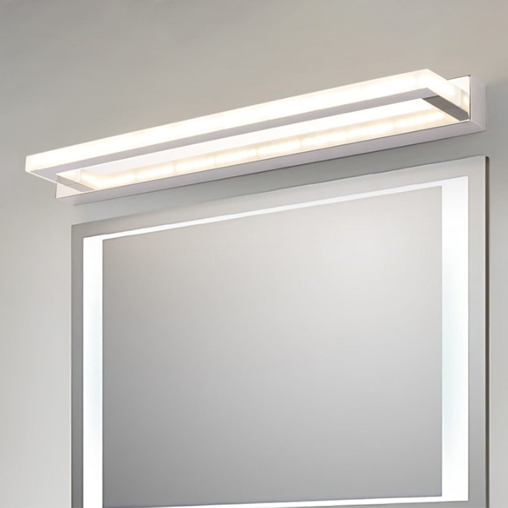 Rechteckige LED-Wandlampe Badezimmerspiegel Vorderbeleuchtung