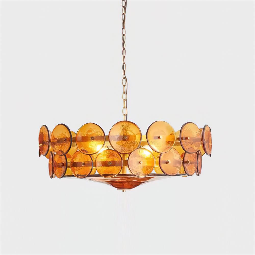 Mid-Century Inspired Ceiling Chandelier Decorative Multi-Light Fixture