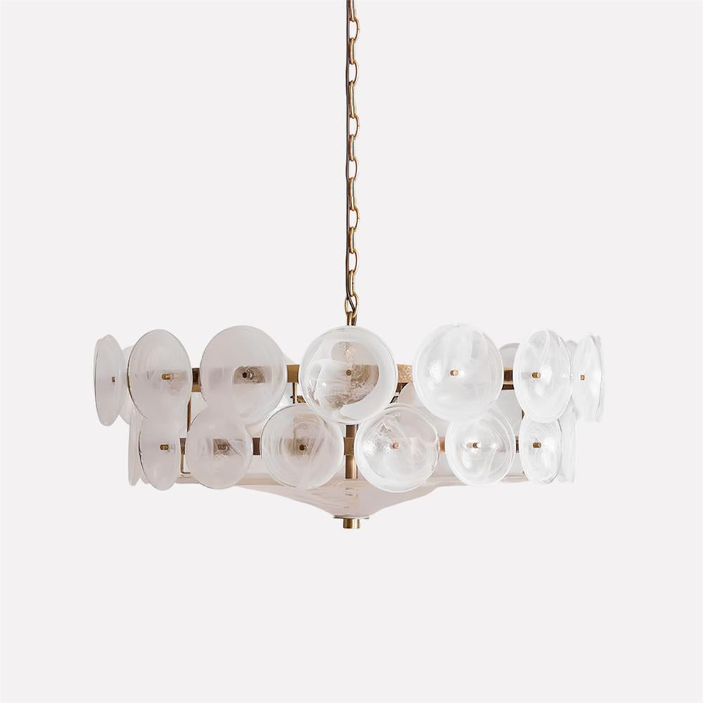 Mid-Century Inspired Ceiling Chandelier Decorative Multi-Light Fixture