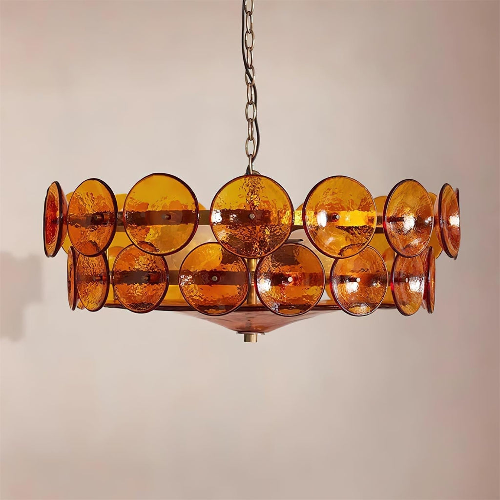 Mid-Century Inspired Ceiling Chandelier Decorative Multi-Light Fixture