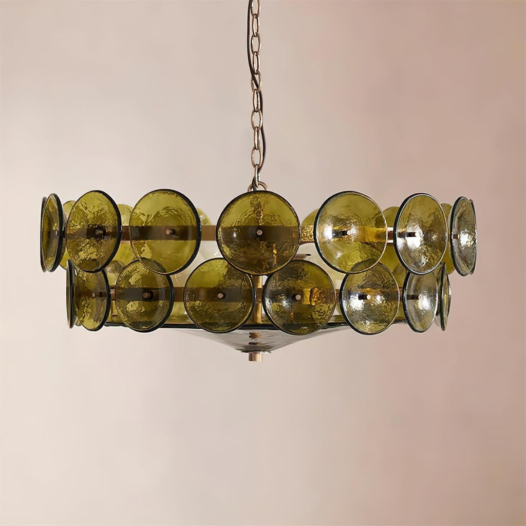 Mid-Century Inspired Ceiling Chandelier Decorative Multi-Light Fixture