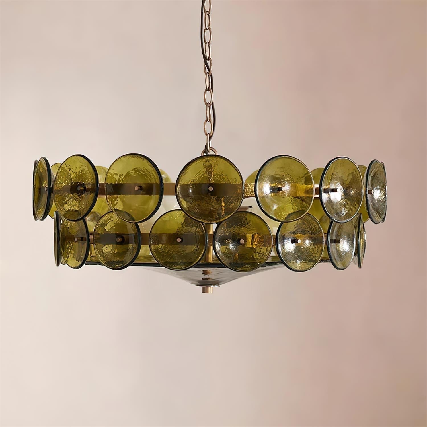 Mid-Century Inspired Ceiling Chandelier Decorative Multi-Light Fixture