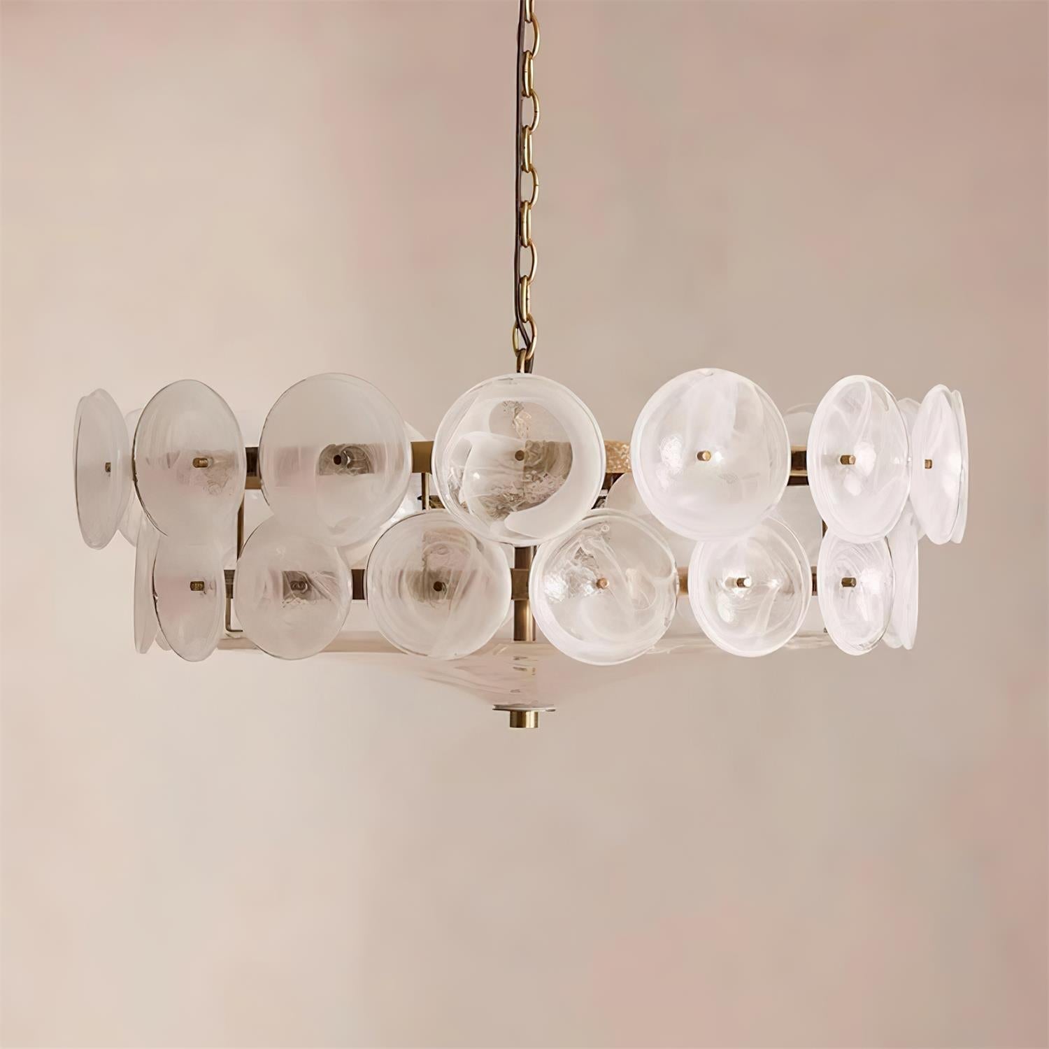 Mid-Century Inspired Ceiling Chandelier Decorative Multi-Light Fixture