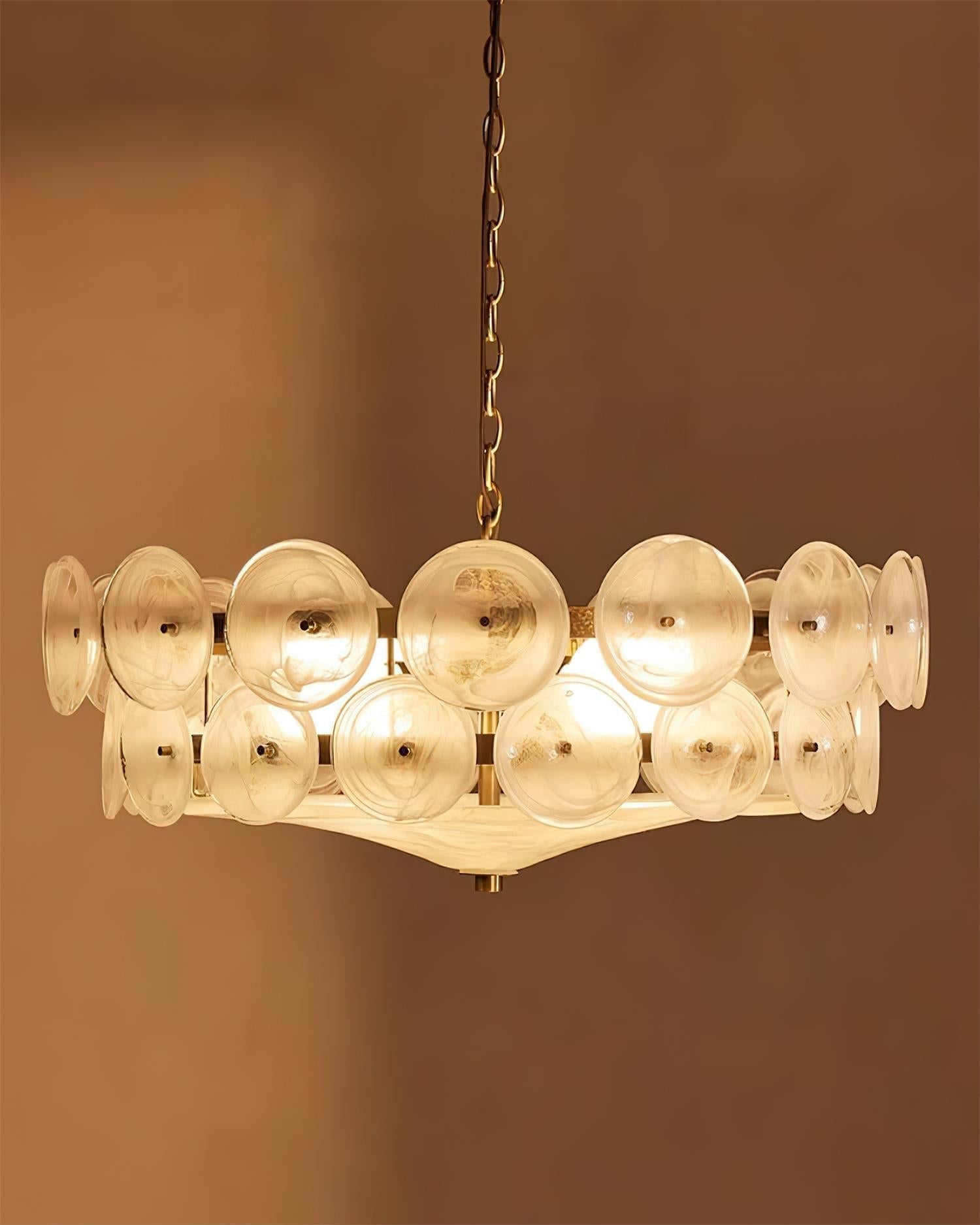 Mid-Century Inspired Ceiling Chandelier Decorative Multi-Light Fixture