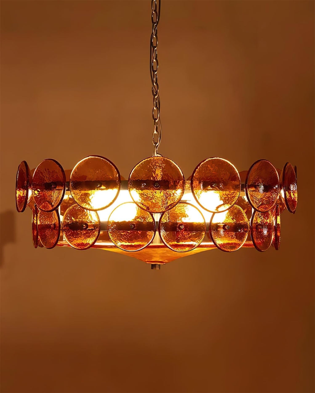 Mid-Century Inspired Ceiling Chandelier Decorative Multi-Light Fixture