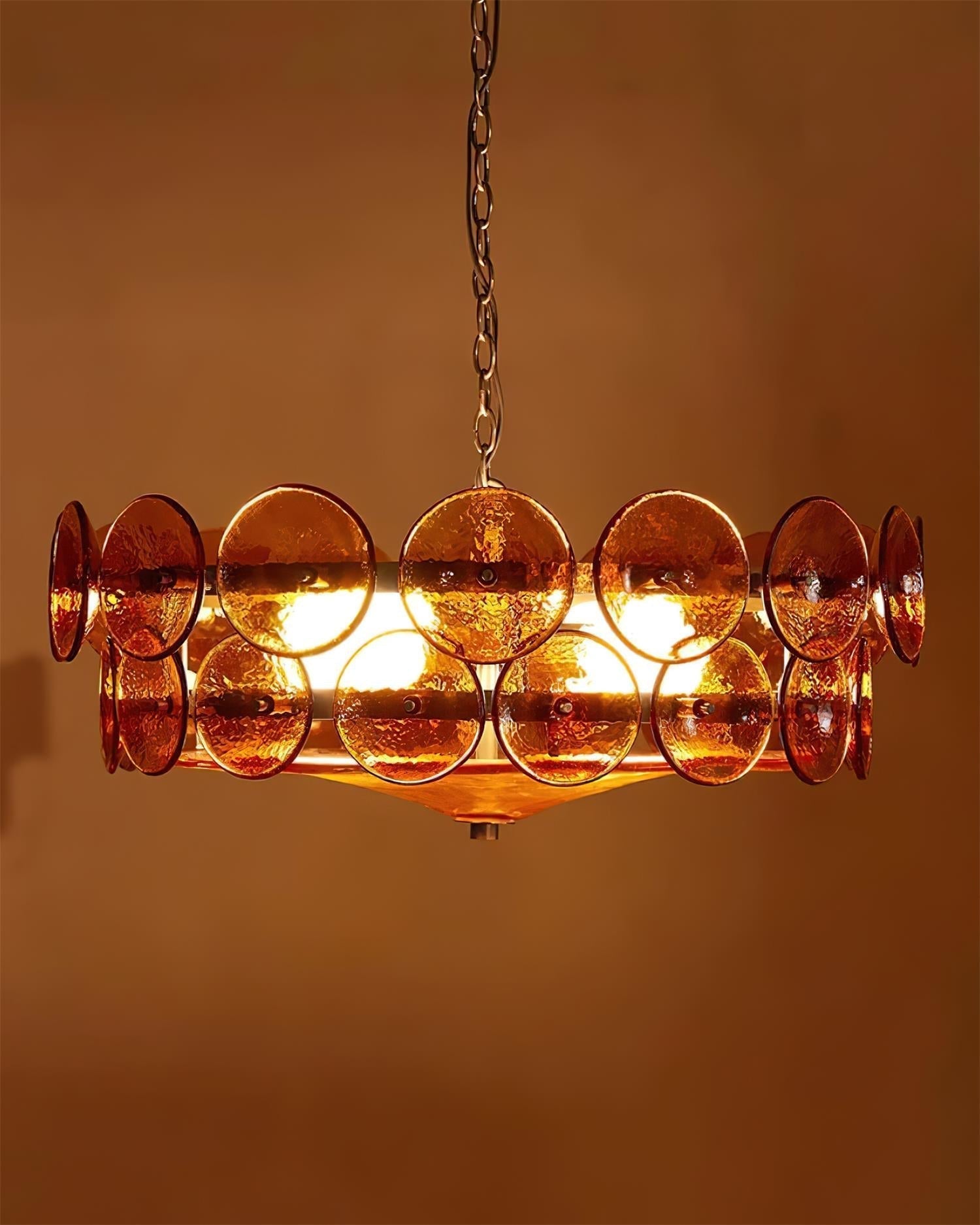 Mid-Century Inspired Ceiling Chandelier Decorative Multi-Light Fixture