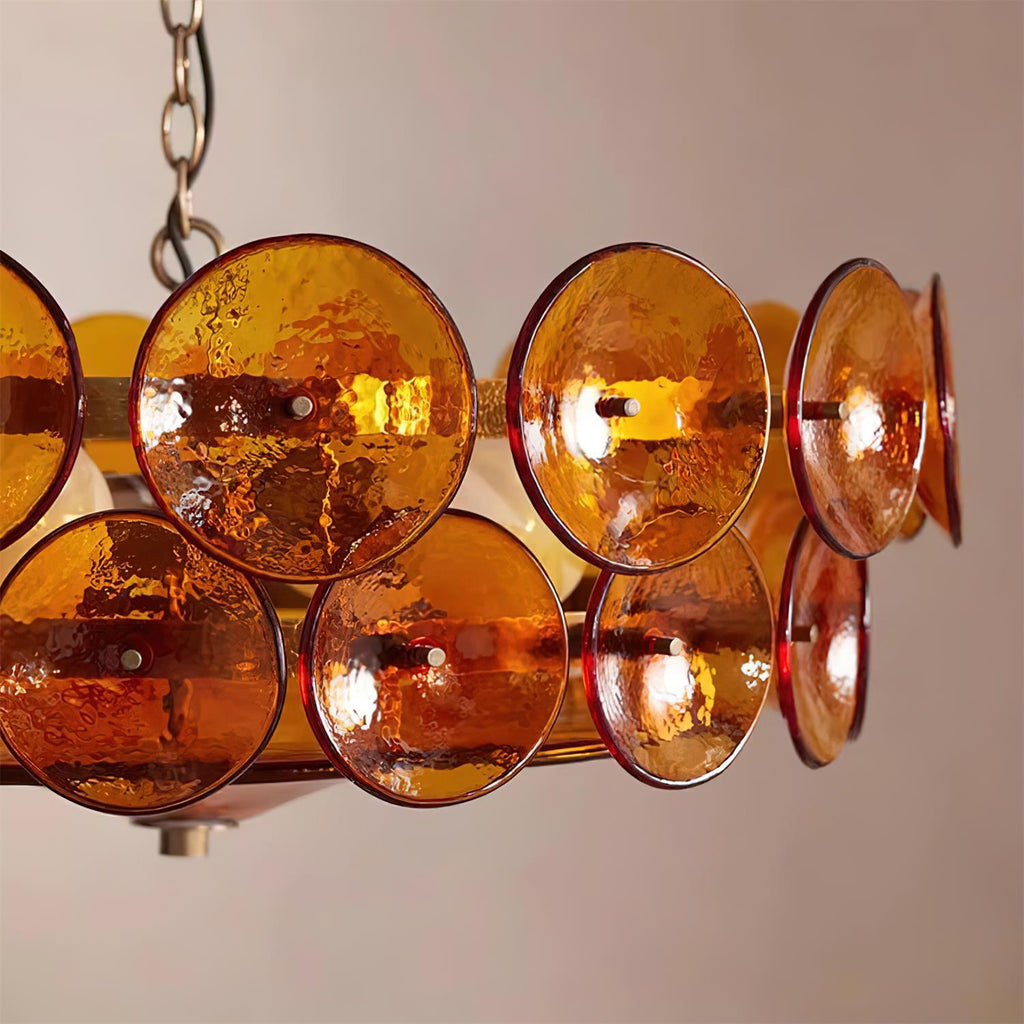 Mid-Century Inspired Ceiling Chandelier Decorative Multi-Light Fixture